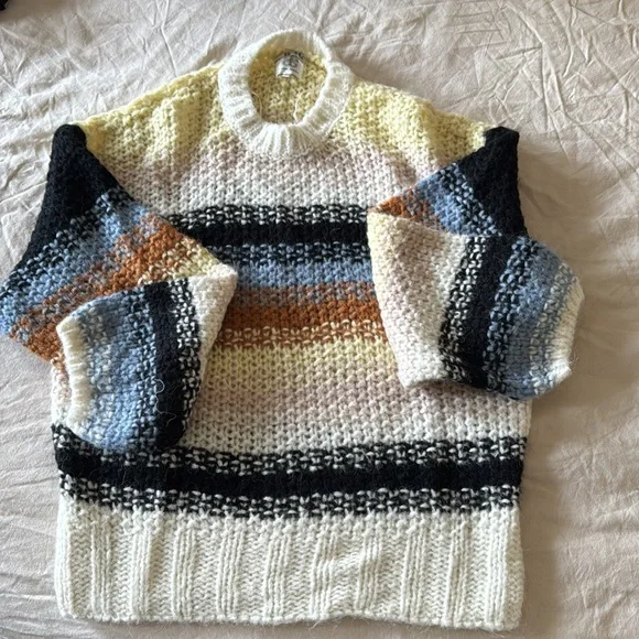 Cozy Multicolor Striped Knit - Picture 3 of 6